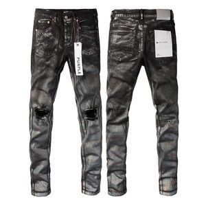 Distressed Black Jeans for Men